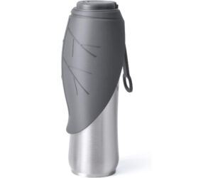 Hundetrinkflasche für unterwegs, 750 ml, isolierte Hundetrinkflasche aus Edelstahl, tragbare Wasserflasche