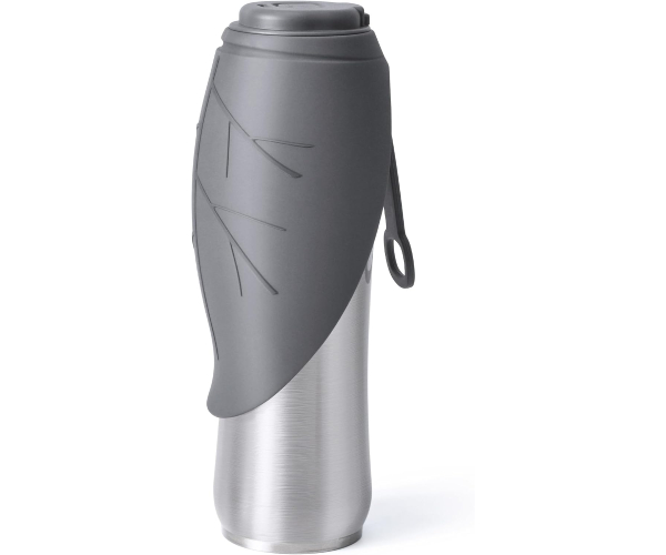 Hundetrinkflasche für unterwegs, 750 ml, isolierte Hundetrinkflasche aus Edelstahl, tragbare Wasserflasche